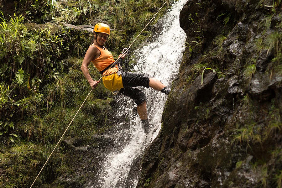 climb down waterfalls canyoning maui Maui Sights & Treasures